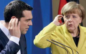 Tsipras Merkel